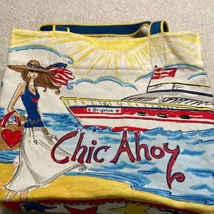 Brighton Chic-Ahoy canvas tote